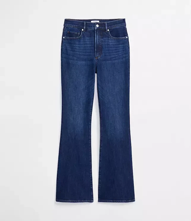 Rivete Tall High Rise Slim Flare Jeans Muse Wash