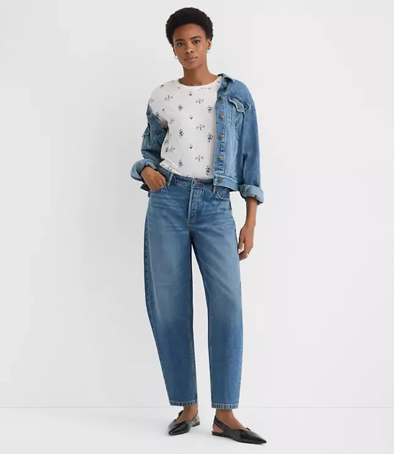 Petite Floral Everyday Crew Tee