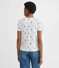 Petite Floral Everyday Crew Tee