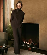 Haven Well Within Organic Cotton Blend Pintuck Wide Leg Pants