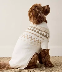 Haven Well Within Organic Cotton Blend Fairisle Dog Sweater