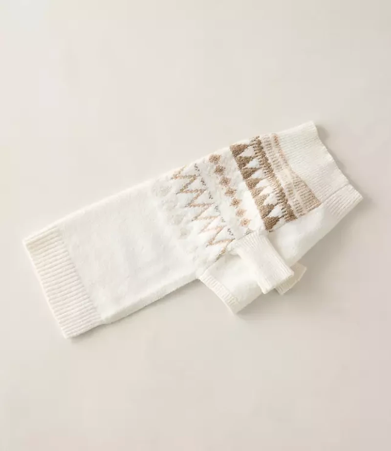 Haven Well Within Organic Cotton Blend Fairisle Dog Sweater