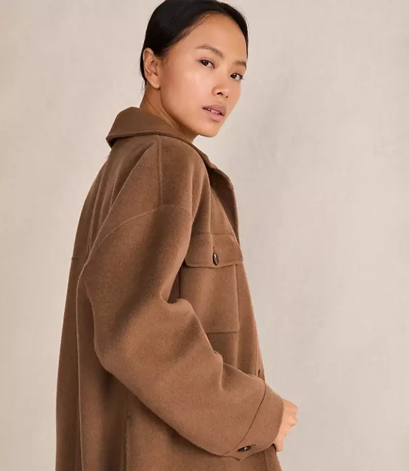 Haven Well Within Wool Blend Oversized Shacket