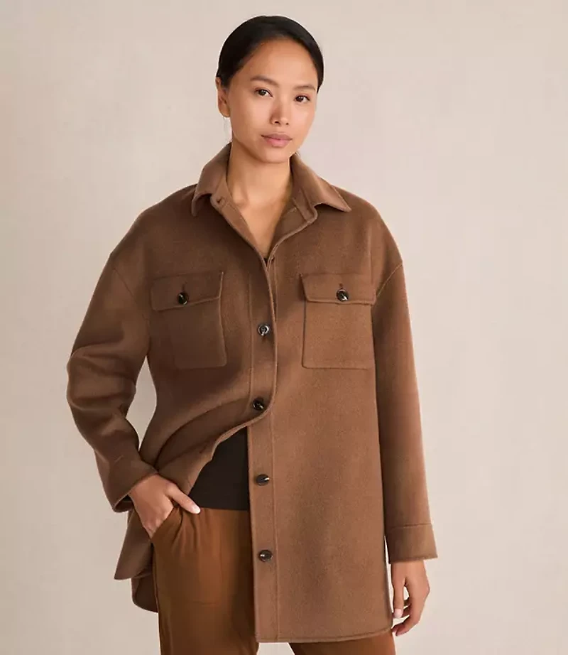 Haven Well Within Wool Blend Oversized Shacket