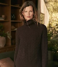 Haven Well Within Organic Cotton Blend Gradient Cable Sweater
