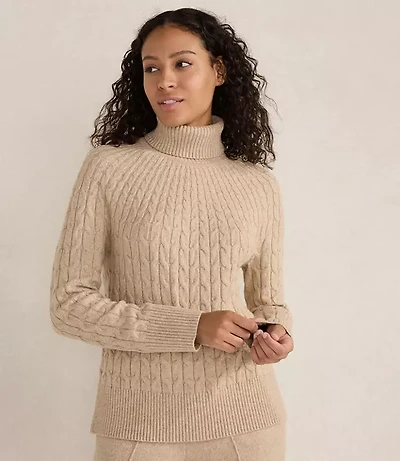 Haven Well Within Organic Cotton Blend Gradient Cable Sweater