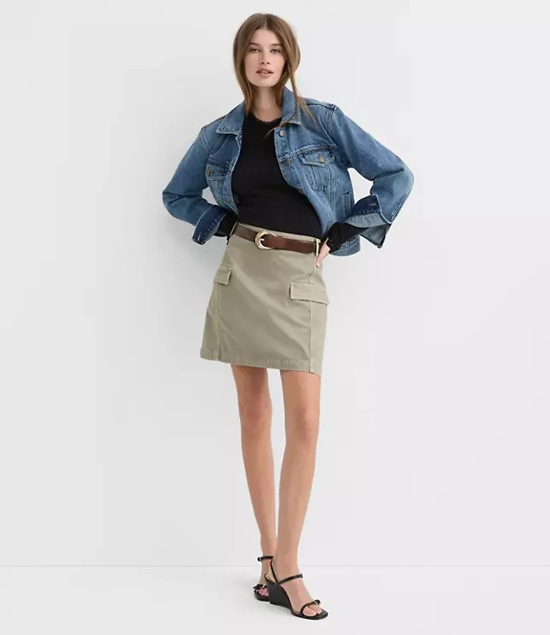 Utility Pocket Mini Skirt