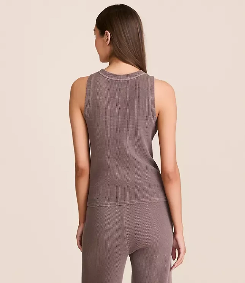 Petite Lou & Grey Garment Dyed Waffle Tank Top