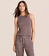 Petite Lou & Grey Garment Dyed Waffle Tank Top
