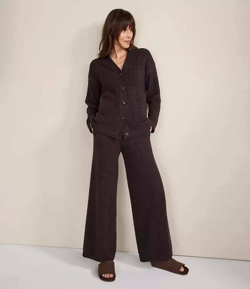 Haven Well Within Organic Cotton Blend Gradient Cable Cardigan