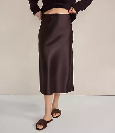 Haven Well Within Flowy Drawstring Midi Skirt