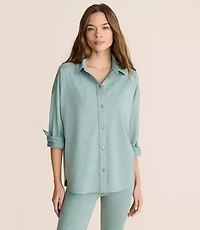 Petite Lou & Grey Heathered Brushedsoft Shirt