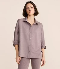 Petite Lou & Grey Heathered Brushedsoft Shirt