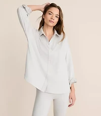 Petite Lou & Grey Heathered Brushedsoft Shirt