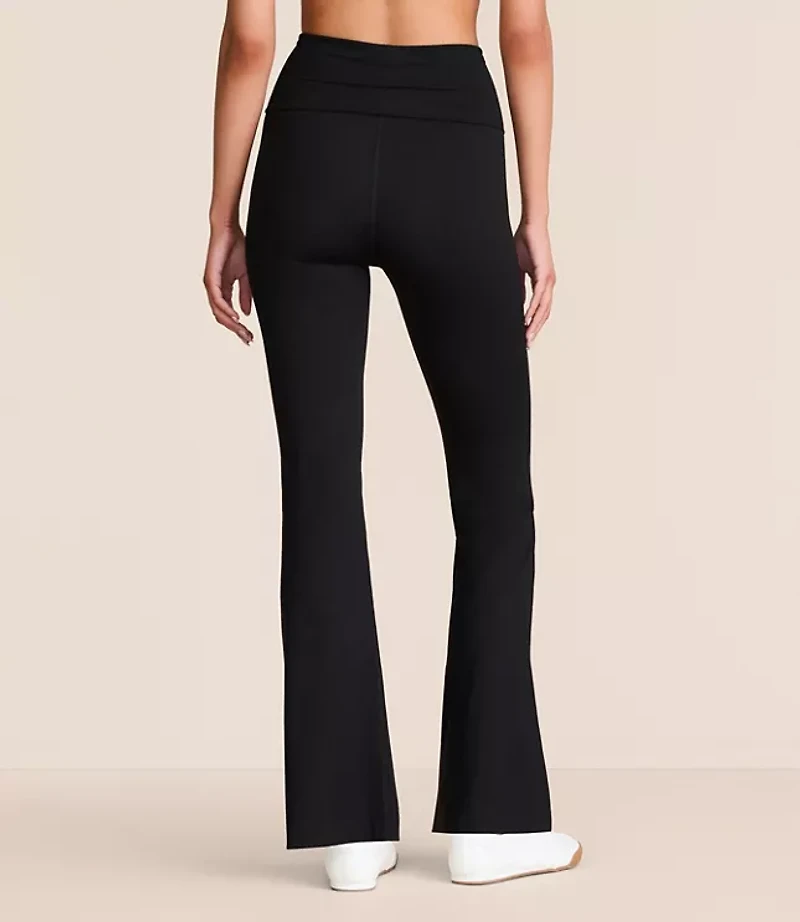 Petite Lou & Grey Brushedsoft Foldover Flare Pants