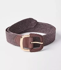 Raffia Stretch Belt