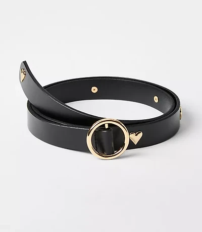 Heart Studded Belt