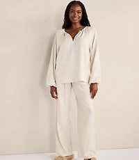 Haven Well Within Washed Split Neck Top