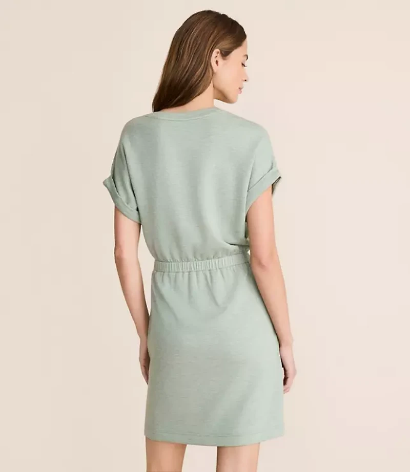 Petite Lou & Grey Heathered Scubasoft Mini Pocket Dress