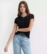 Textured Cap Sleeve Cardigan