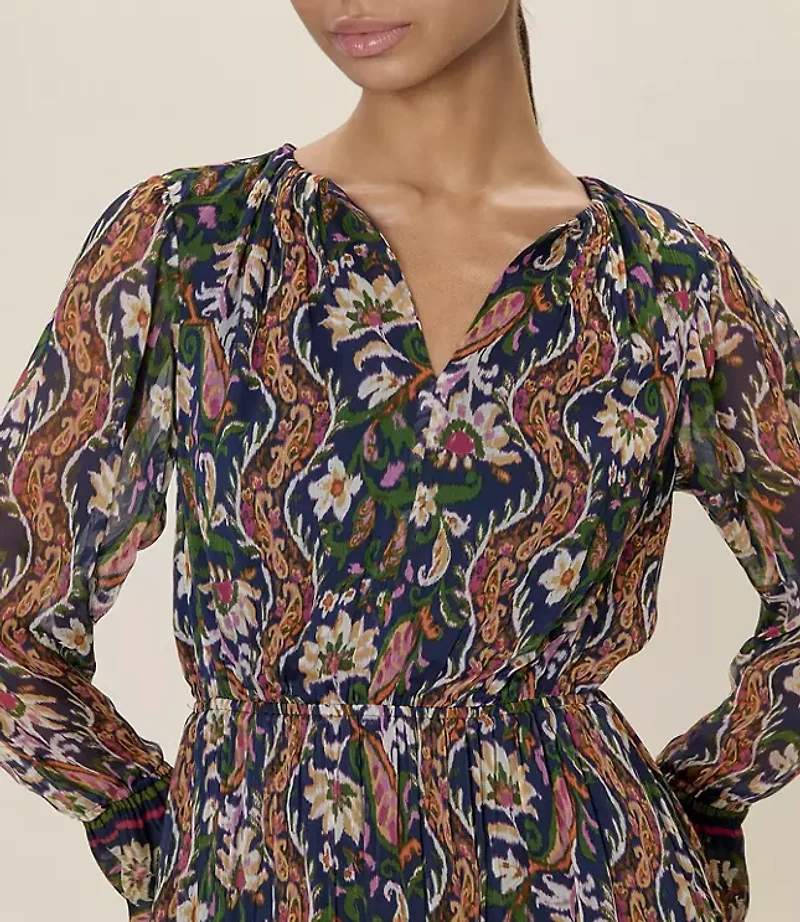 Rebecca Taylor Isha Long Sleeve Dress