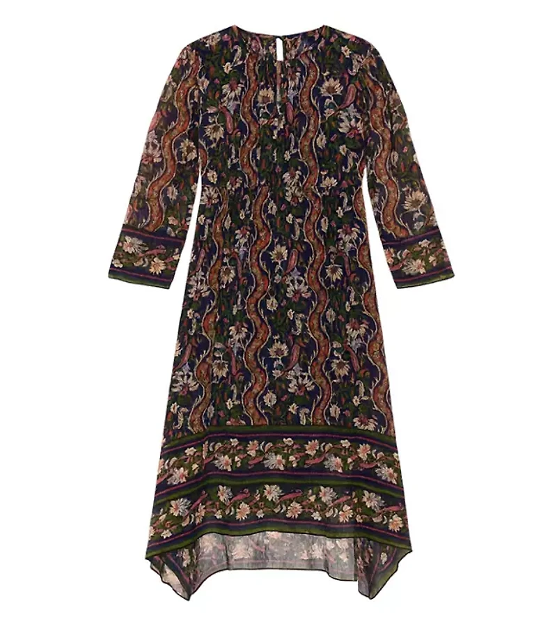 Rebecca Taylor Isha Long Sleeve Dress