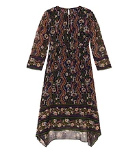 Rebecca Taylor Isha Long Sleeve Dress