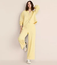 Petite Lou & Grey Cozy Cotton Wide Leg Sweatpants