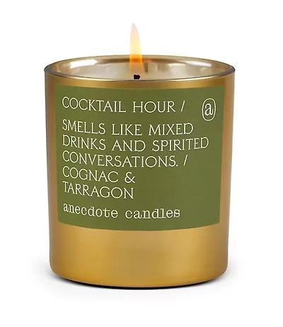 Anecdote Candles Cocktail Hour Gold Tumbler Candle