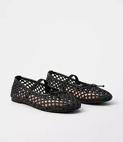 Woven Ballet Flats