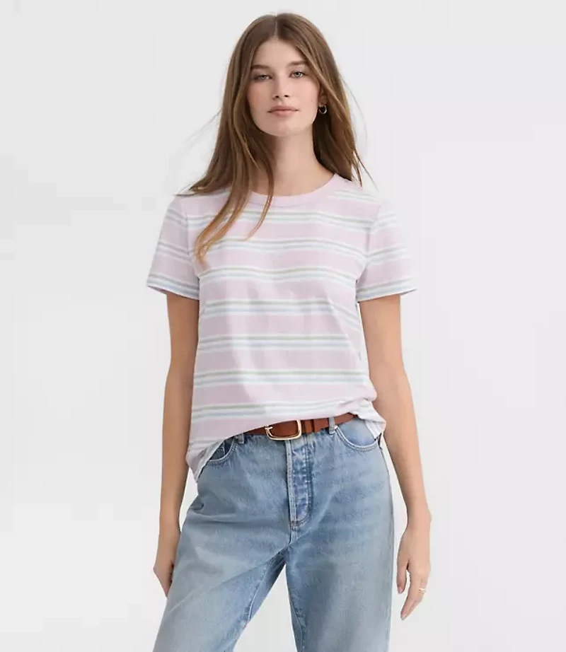 Striped Everyday Crew Tee