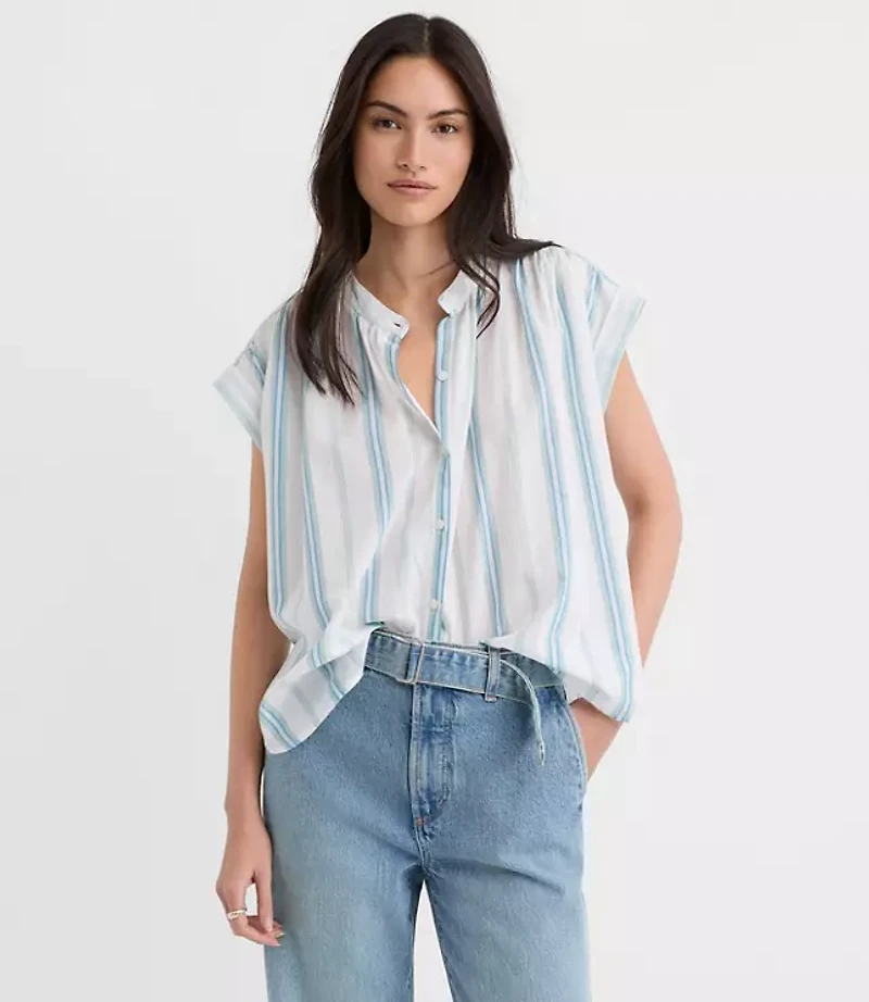 Striped Everyday Dolman Shirt