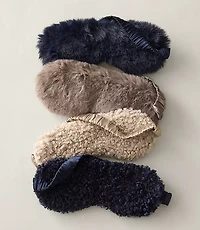 Haven Well Within Faux Fur + Silk Eye Mask