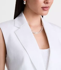 Petite LOFT Versa Luxe Lyocell Linen Sleeveless Blazer