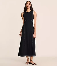 Petite Lou & Grey Terrysoft Contrast Stitch Maxi Dress
