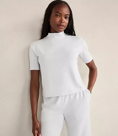 Haven Well Within Cozy Knit Mockneck Top