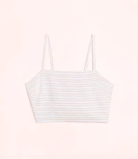 Lately Striped Crop Top