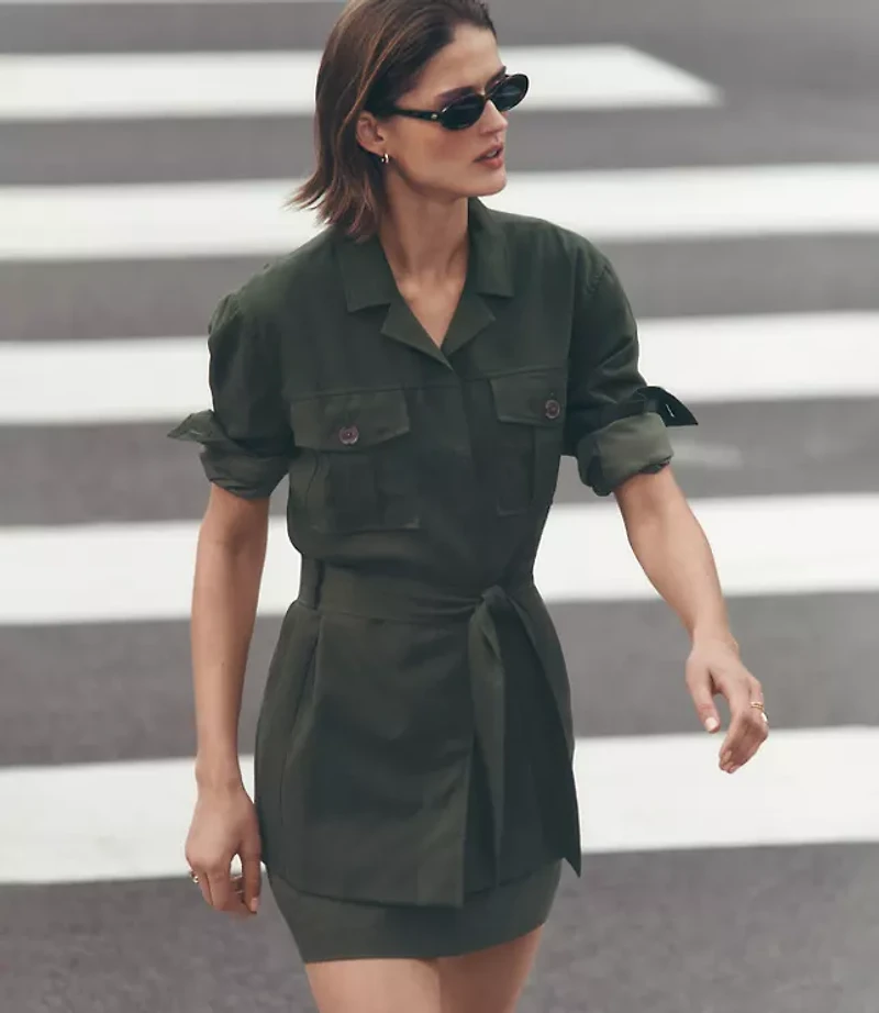 Petite LOFT Versa Pure Spun Mini Skirt