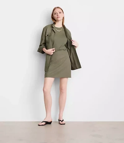 Petite LOFT Versa Pure Spun Mini Skirt