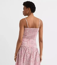 Floral Poplin Twist Cami