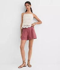 Petite Circle Crochet Cami