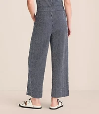 Lou & Grey Striped Wide Leg Crop Pants