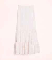Lately Striped Maxi Skirt