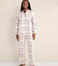 Haven Well Within Lightweight Flannel Frosted Plaid Pajama Pants