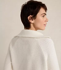 Haven Well Within Organic Cotton Cashmere Waffle Pullover