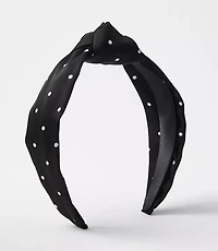 Polka Dot Knot Headband