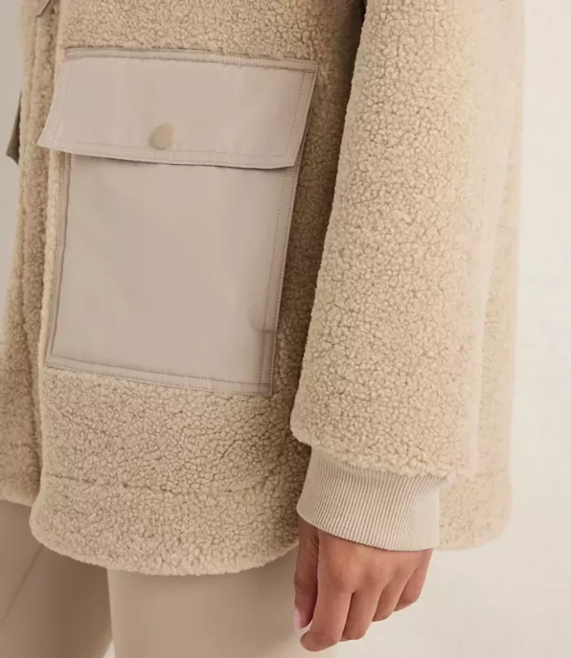 Haven Well Within Sherpa Oversized Jacket