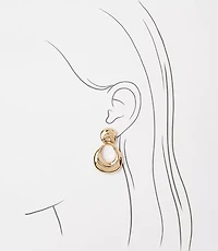 Molded Chunky Hoop Earrings