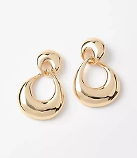 Molded Chunky Hoop Earrings