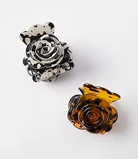 Flower Claw Hair Clip Set